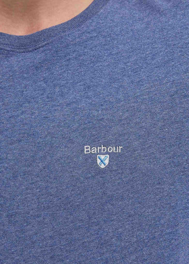 Barbour T-shirts Tartan sports tee - chambray