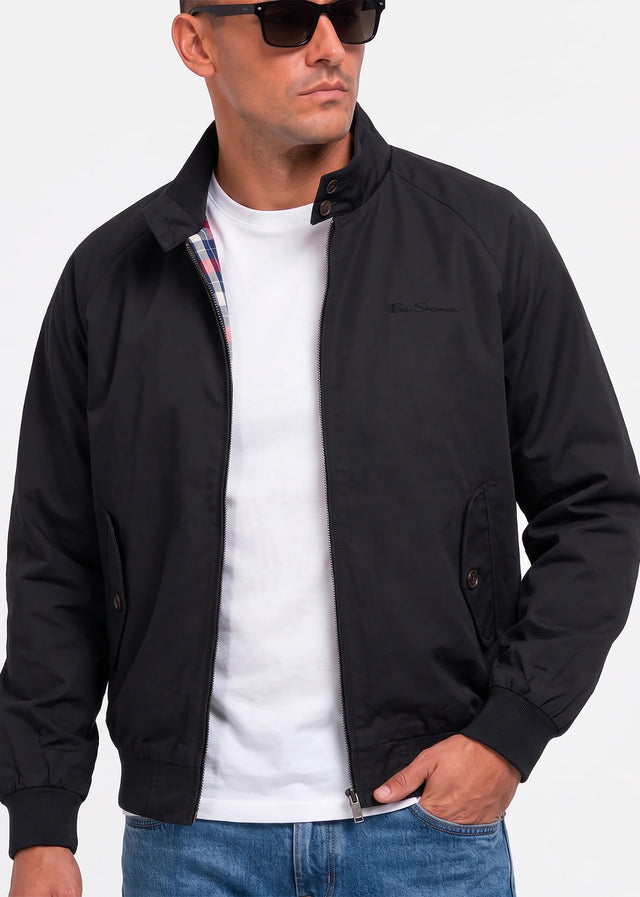 Ben Sherman Jassen Signature harrington - black