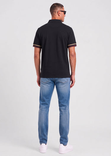 Ben Sherman Polo's Cuff detail polo - black