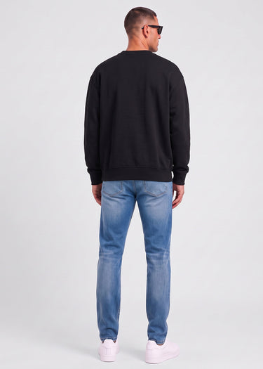 Hugo Boss Truien Wesmallcrew - black