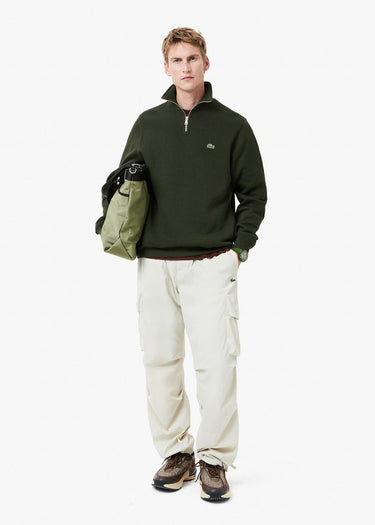 Lacoste Truien Sweater half zip - sapwood