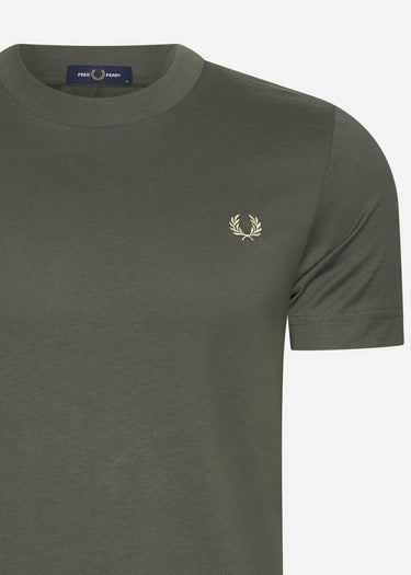 Fred Perry T-shirts Warped graphic t-shirt - field green
