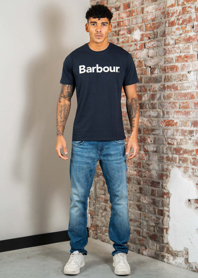 Barbour T-shirts Logo tee - new navy