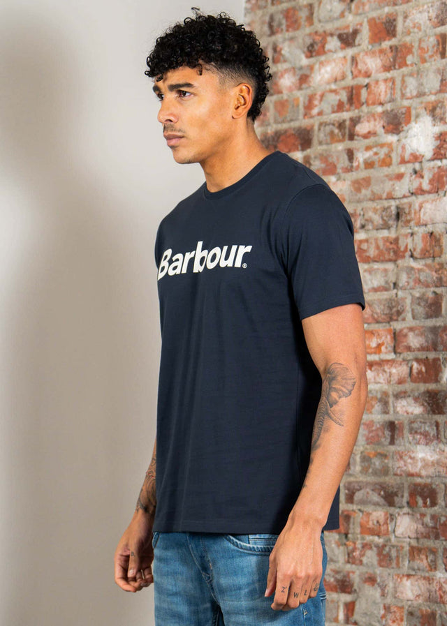 Barbour T-shirts Logo tee - new navy