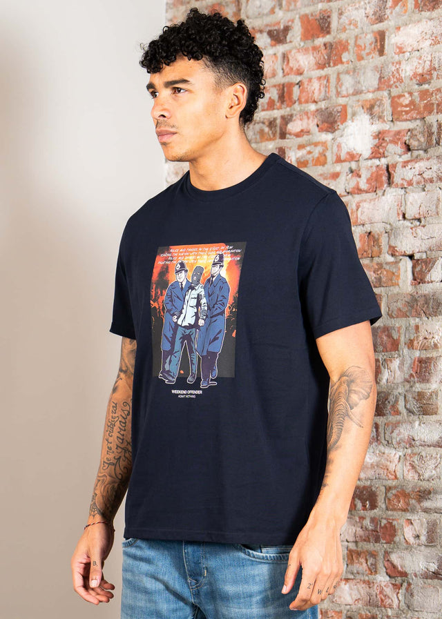 Weekend Offender T-shirts Murvin - navy