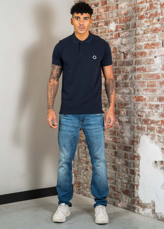 MA.Strum Polo's Mastrum pique polo - ink navy