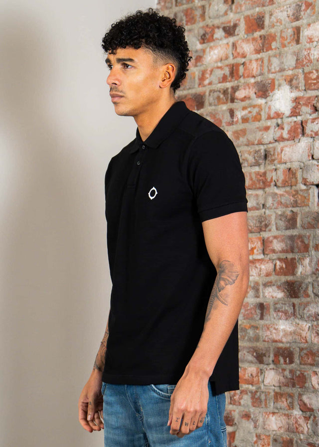 MA.Strum Polo's Mastrum pique polo - jet black