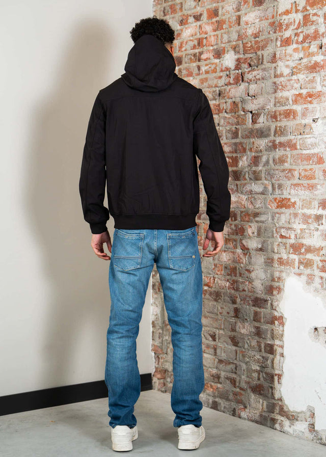 Lyle & Scott Jassen Mesh back softshell jacket - jet black