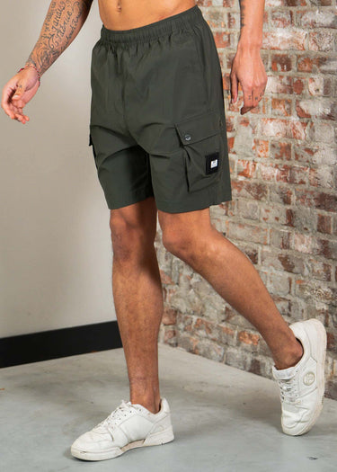 Weekend Offender Korte Broeken Baraki travel stretch cargo - black forest