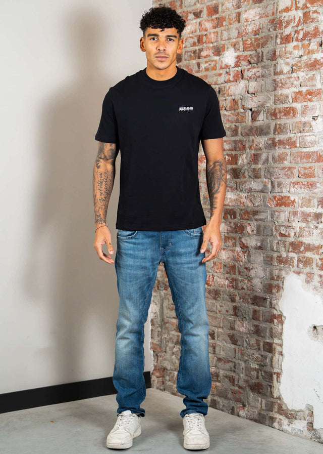 Napapijri T-shirts S small box ss - black beauty