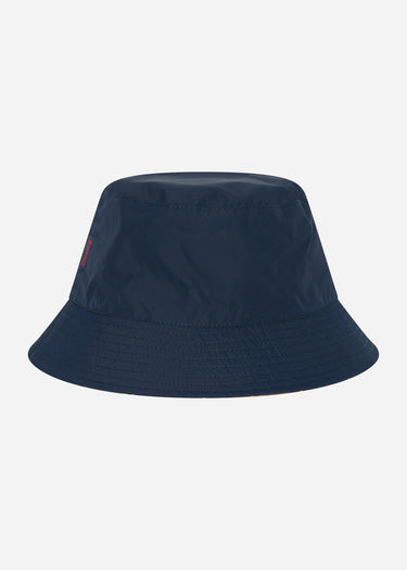 Barbour Bucket Hats Hutton reversible bucket hat - navy classic