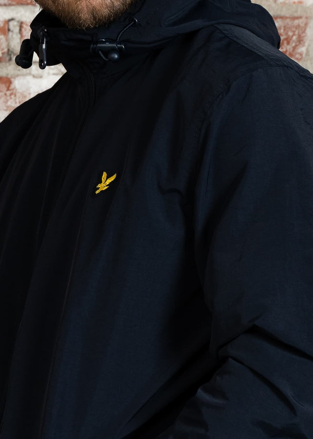Lyle & Scott Jassen Zip through hooded jacket - dark navy