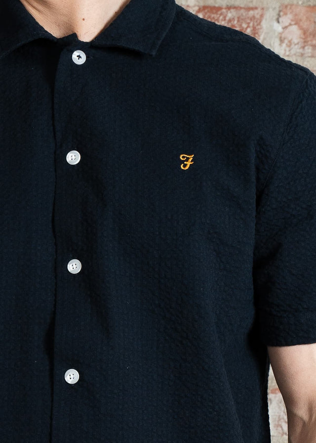 Farah Overhemden Rutherford shirt - true navy