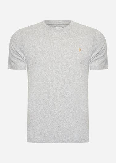Farah T-shirts Danny reg tee - grey marl