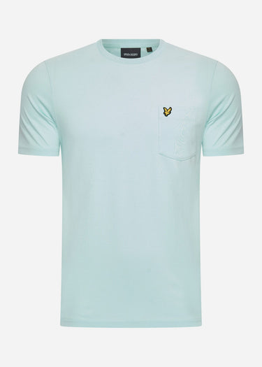 Lyle & Scott T-shirts Pocket t-shirt - clear sky