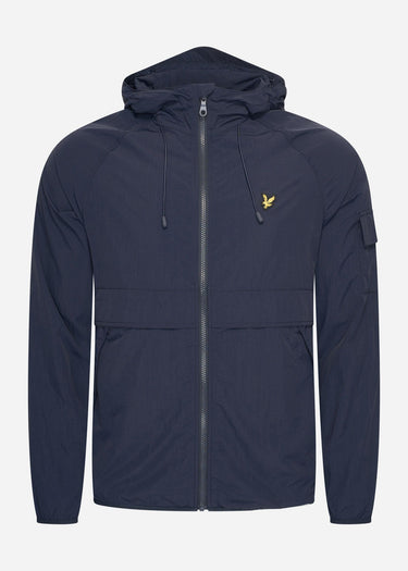 Lyle & Scott Jassen Hooded windbreaker jacket - dark navy