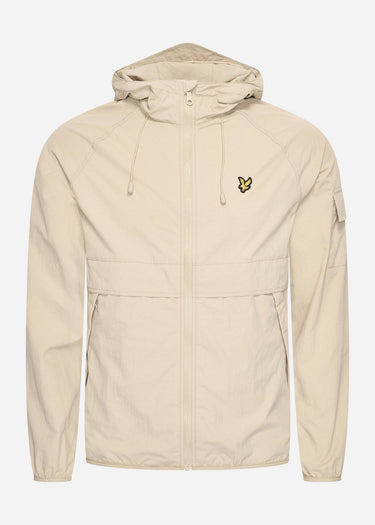 Lyle & Scott Jassen Hooded windbreaker jacket - stone