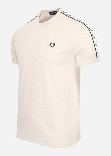 Fred Perry T-shirts Taped ringer t-shirt - porridge marl