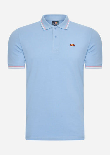 Ellesse Polo's Rooks polo - light blue light pink white