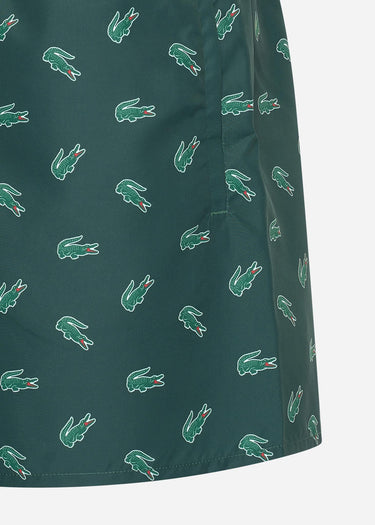 Lacoste Zwembroeken Swimming trunks all over print - sinople multico