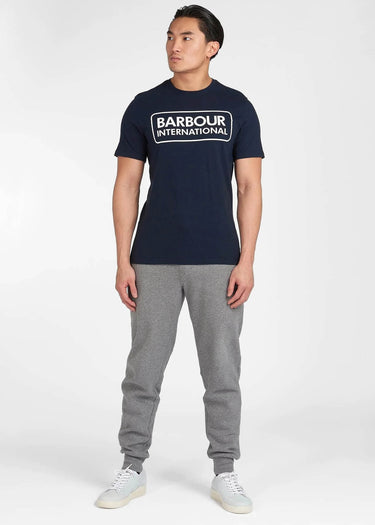 Barbour International T-shirts Essential large logo tee - international navy