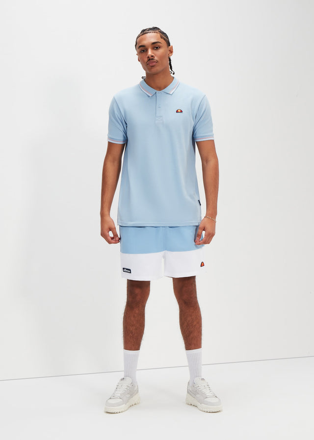 Ellesse Polo's Rooks polo - light blue light pink white