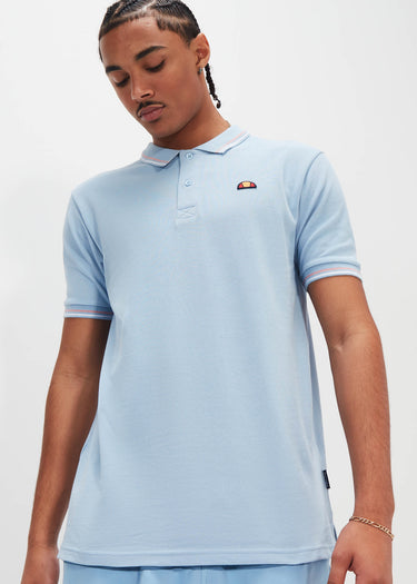 Ellesse Polo's Rooks polo - light blue light pink white