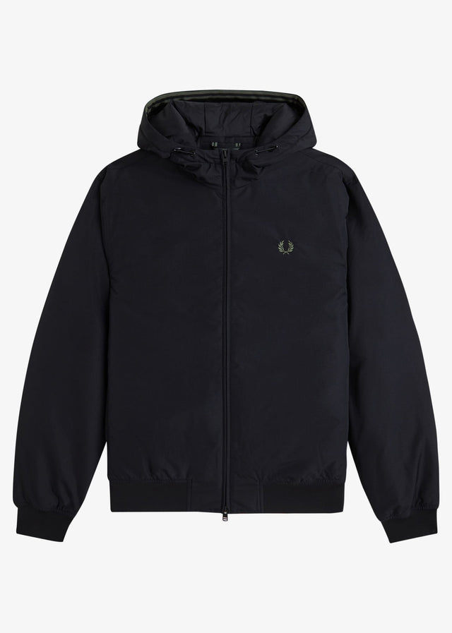 Fred Perry Jassen Hooded brentham jacket - black