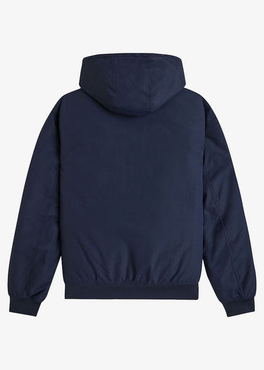 Fred Perry Jassen Hooded brentham jacket - dark airforce