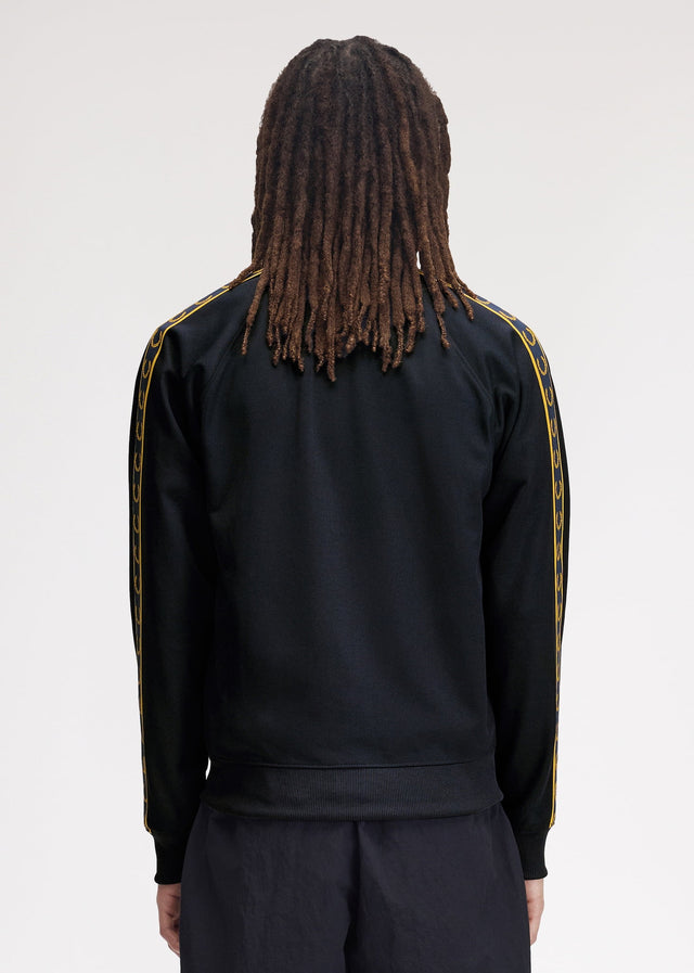 Fred Perry Vesten Contrast tape track jacket - navy