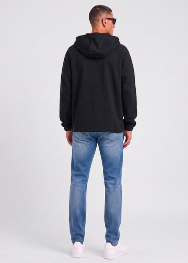 Fred Perry Hoodies Hooded smock sweatshirt - black