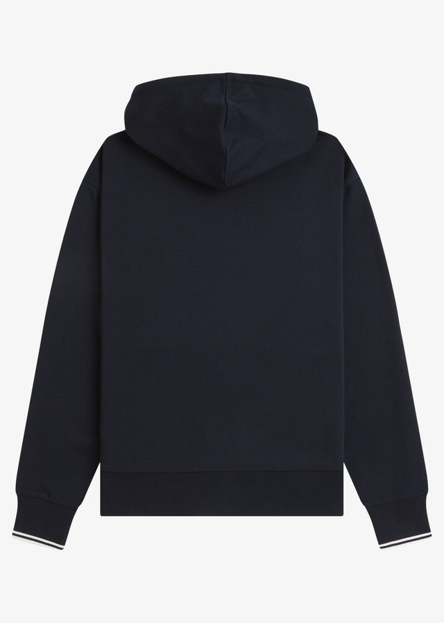 Fred Perry Hoodies Tipped hooded sweatshirt - navy