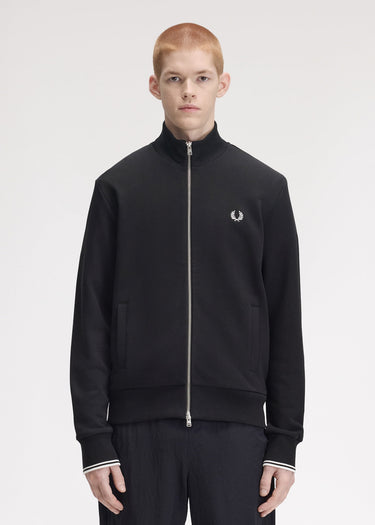 Fred Perry Vesten Zip through sweatshirt - black
