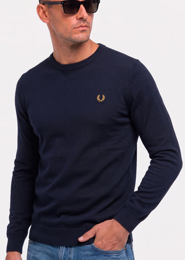 Fred Perry Truien Classic crew neck jumper - navy