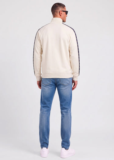 Fred Perry Vesten Contrast tape track jacket - ecru