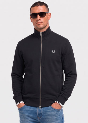 Fred Perry Vesten Zip through sweatshirt - black