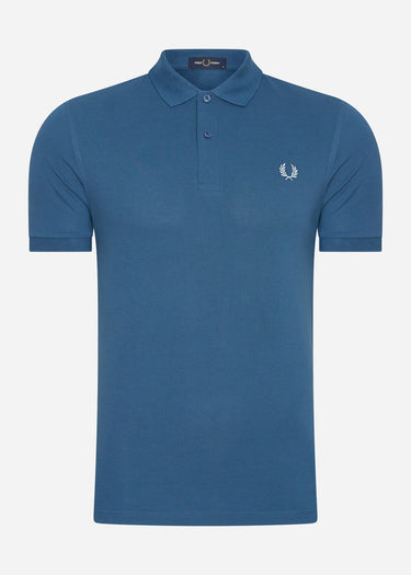 Fred Perry Polo's Plain fred perry shirt - mdnghtbl lghice