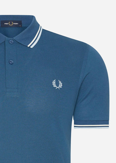 Fred Perry Polo's Twin tipped fred perry shirt - mdngtbl ecr lice