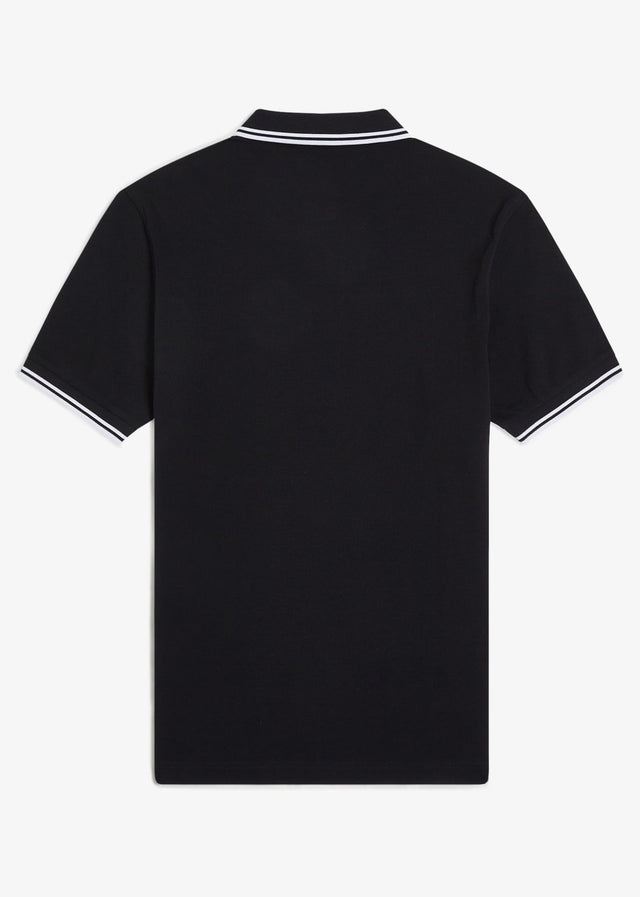 Fred Perry Polo's Twin tipped polo - black