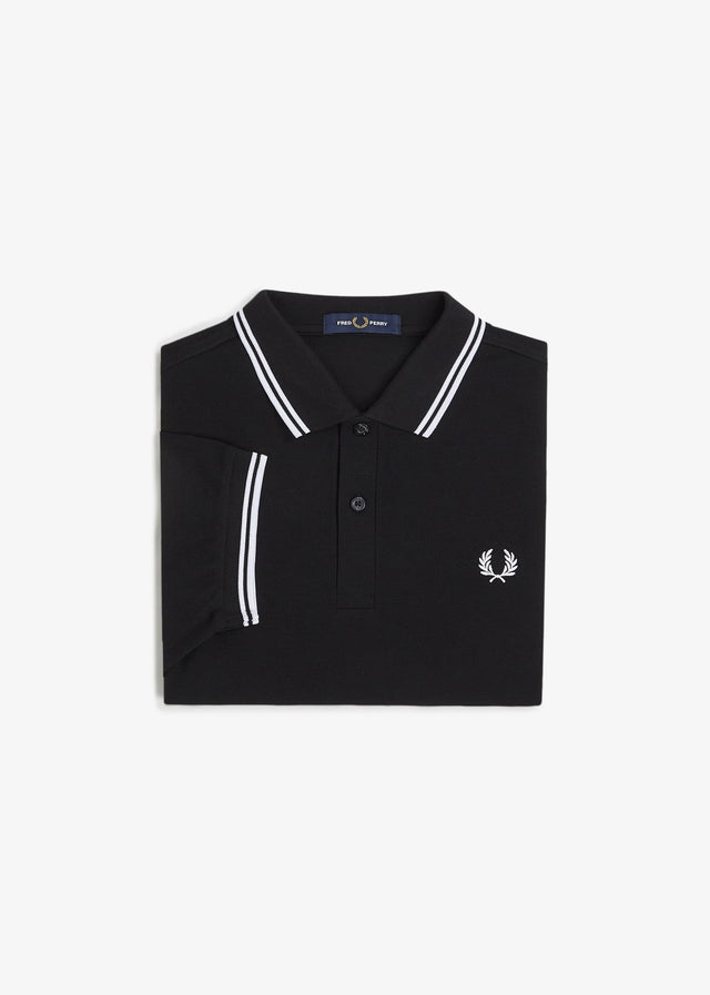 Fred Perry Polo's Twin tipped polo - black