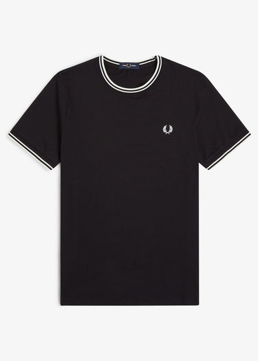 Fred Perry T-shirts Twin tipped t-shirt - black