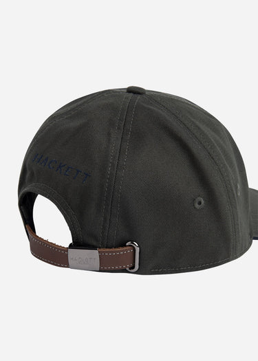 Hackett London Petten Heritage logo cap - bottle green