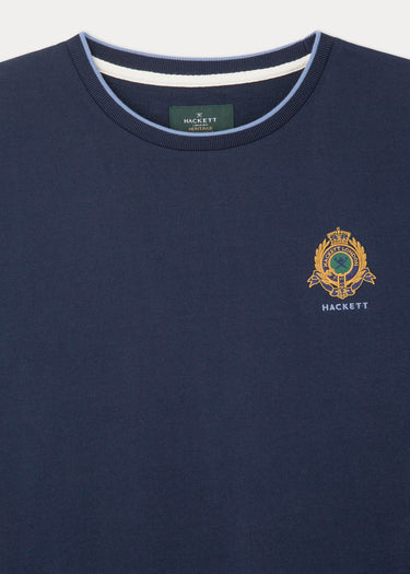 Hackett London T-shirts Heritage logo tee - navy