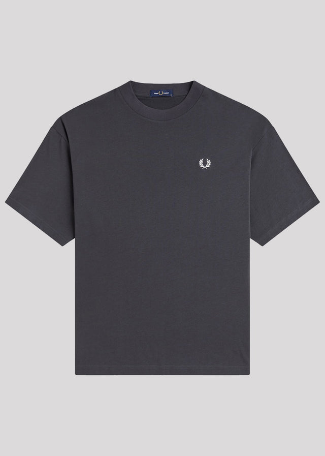 Fred Perry T-shirts Loose fit Back print laurel wreath t-shirt - anchor grey