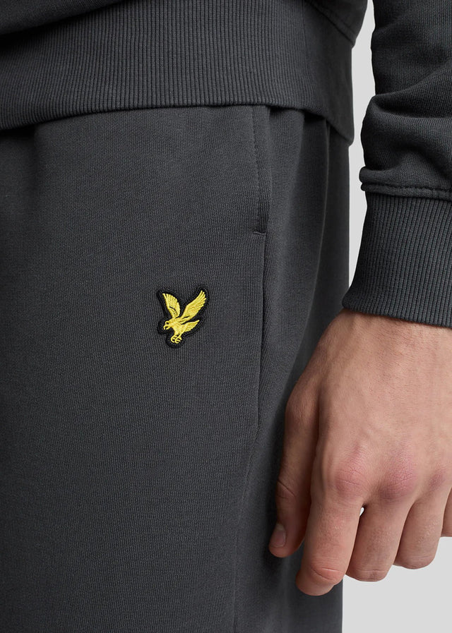 Lyle & Scott Korte Broeken Plain sweat short - gunmetal