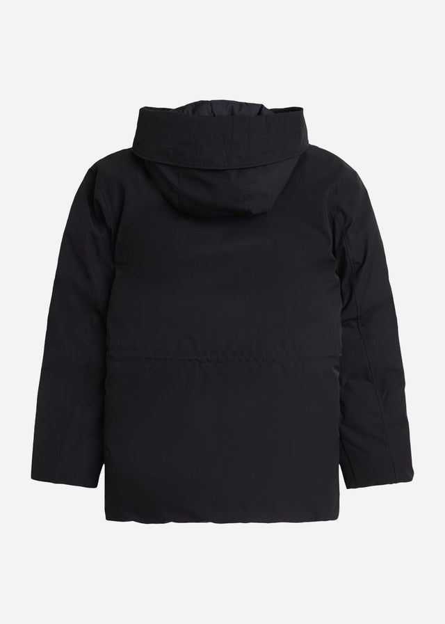 Fred Perry Jassen Patch pocket puffer jacket - black