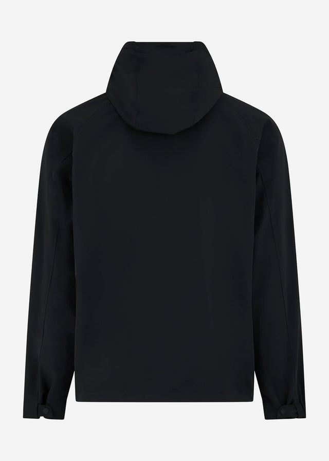 Aquascutum Jassen Shell sp hooded jacket - black