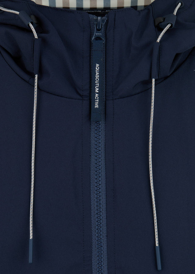 Aquascutum Jassen Shell sp hooded jacket - navy