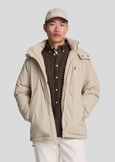 Lyle & Scott Jassen Padded puffer jacket - stone
