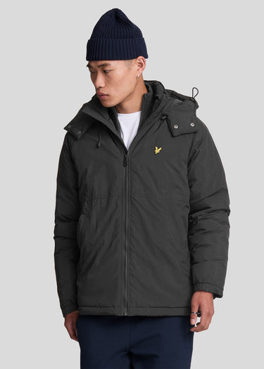 Lyle & Scott Jassen Padded puffer jacket - jet black